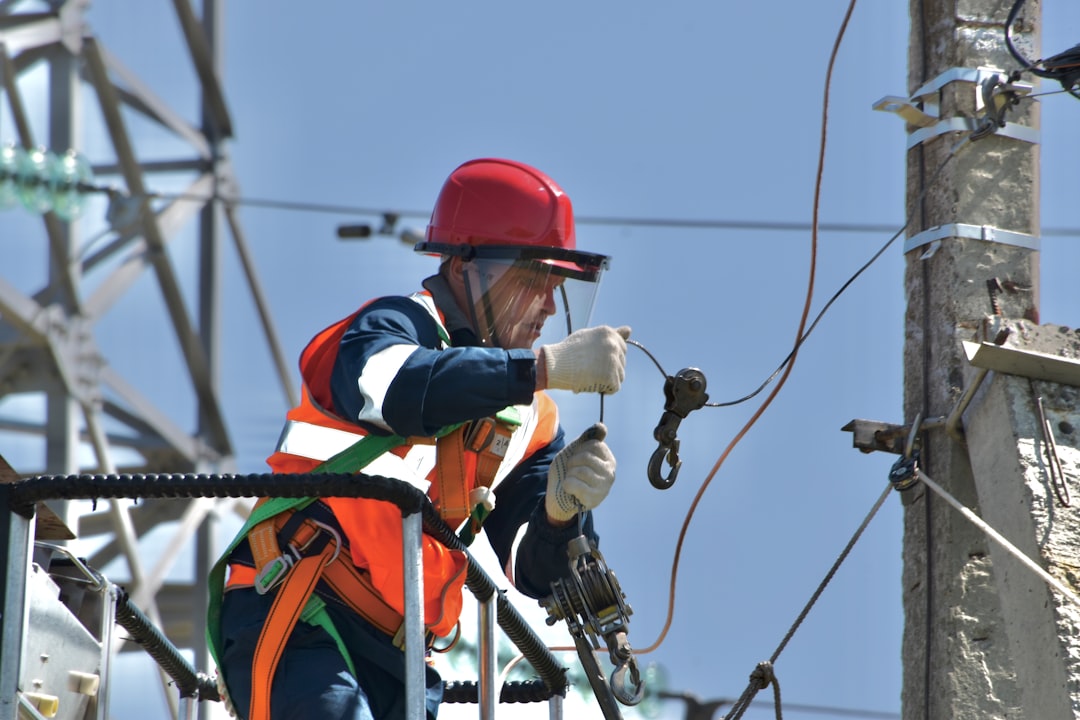  technician performing a home energy assessment